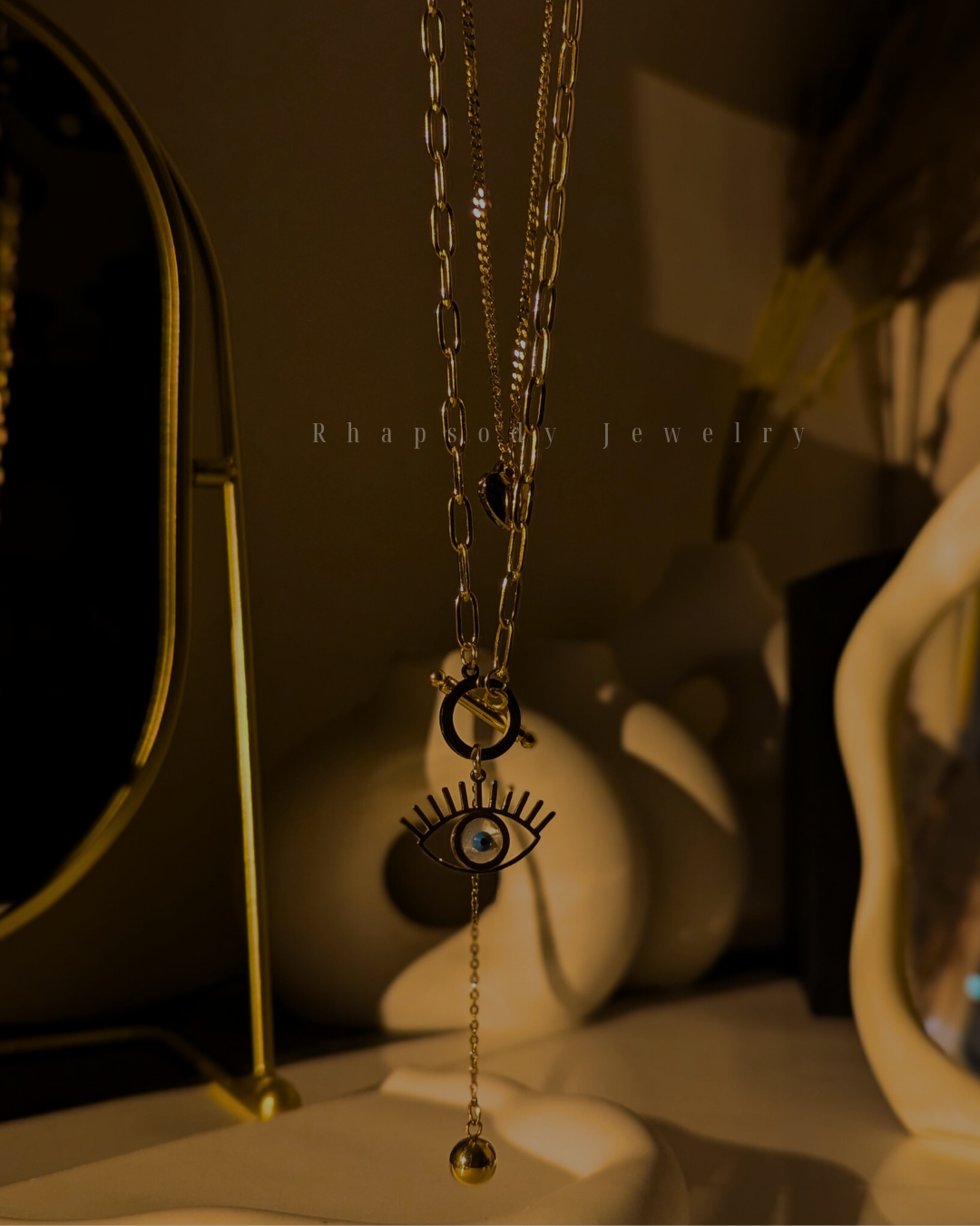 Blue Eclipse necklace