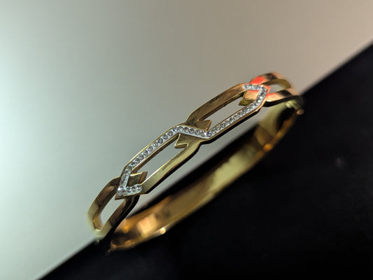 Cuff Bangle geometric