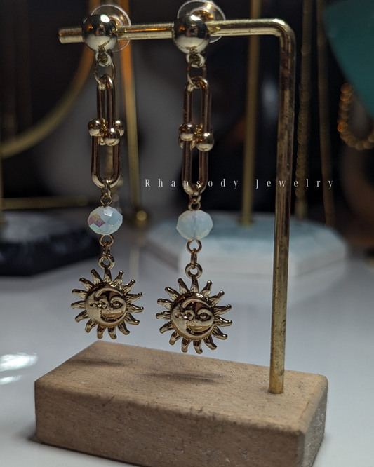 Sun drop earrings