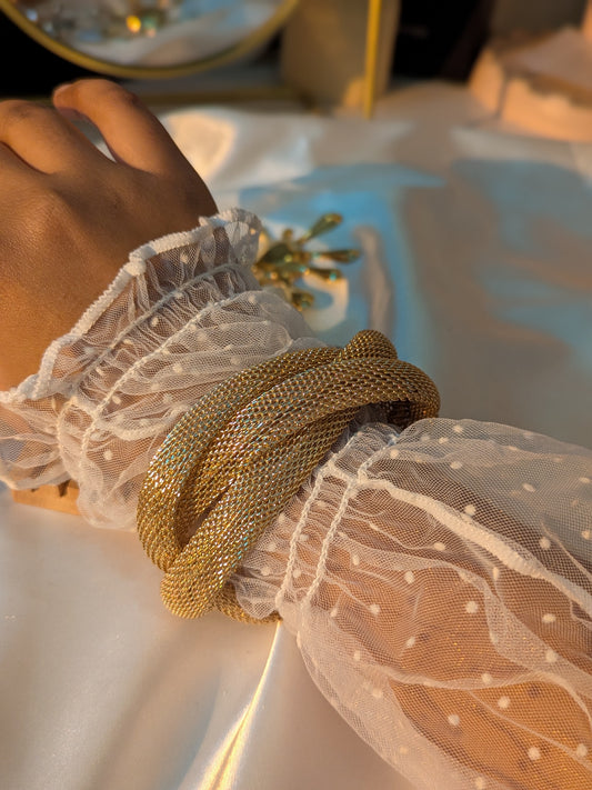 Mesh Chunky Open cuff