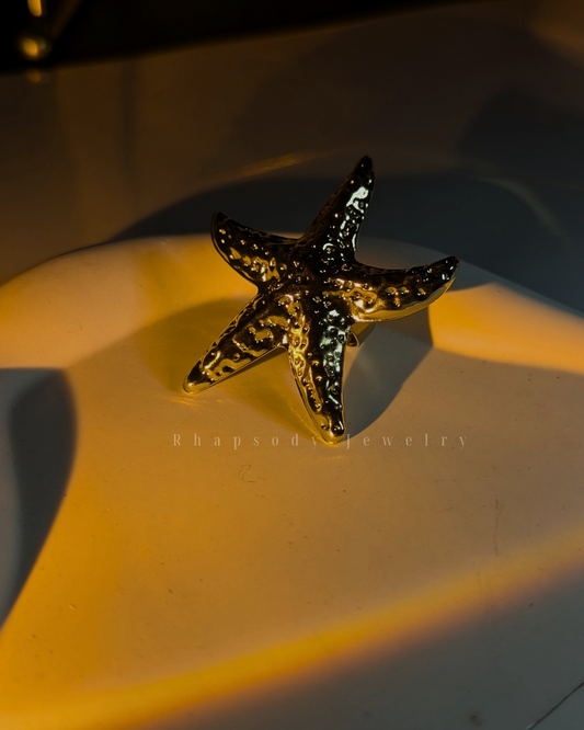 Starfish ring Large