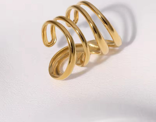 Wavy irregular Ring 2