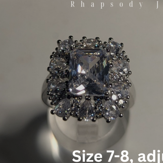 RB503	Crystal Cluster Ring