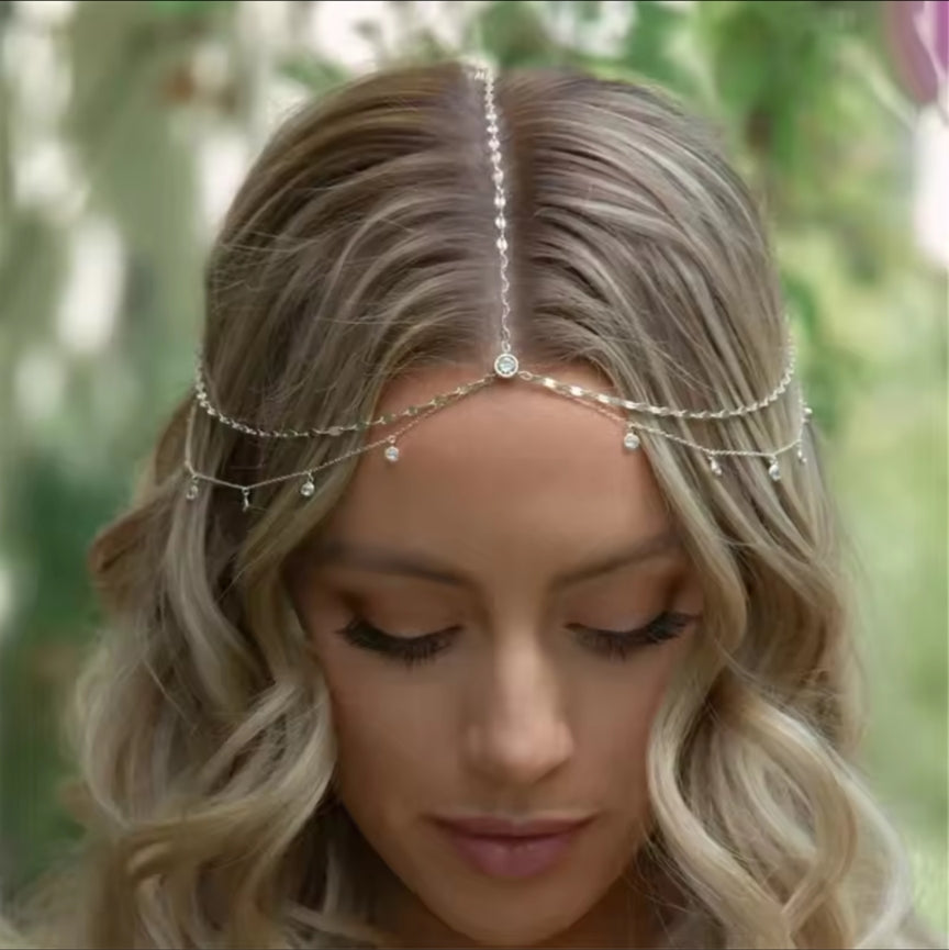 Rhinestone Headpiece (silver)